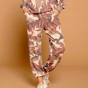 Pink Camo Joggers